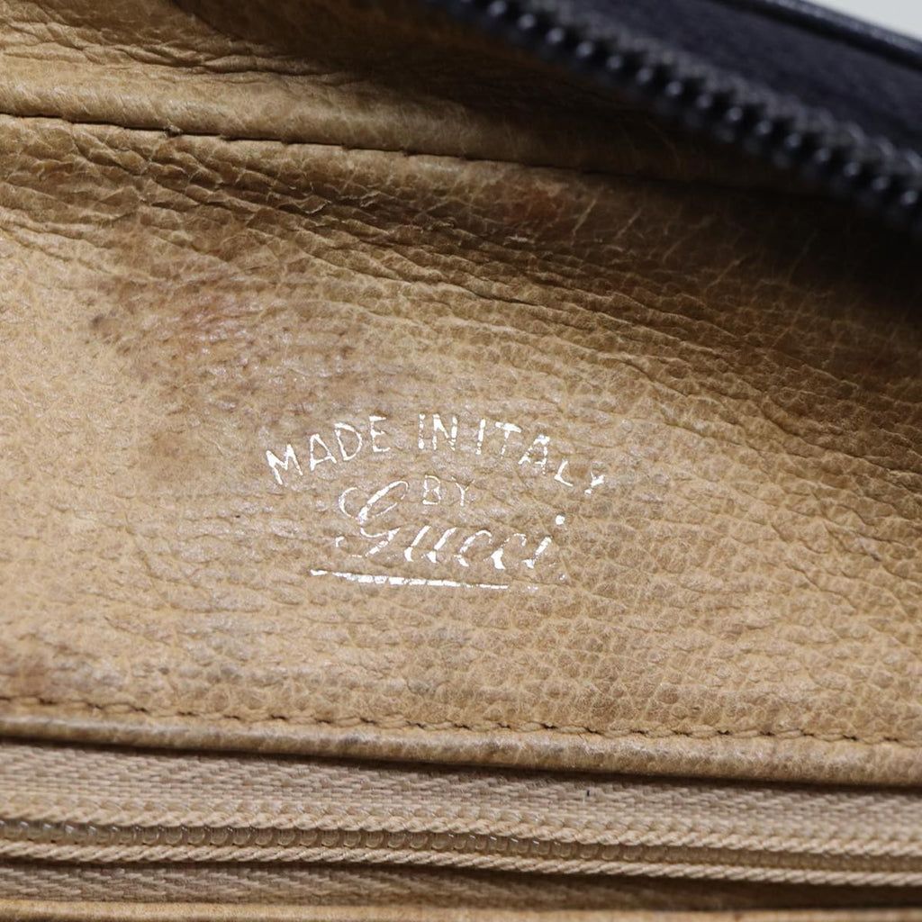 GUCCI GG Canvas Shoulder Bag PVC Navy 72758
