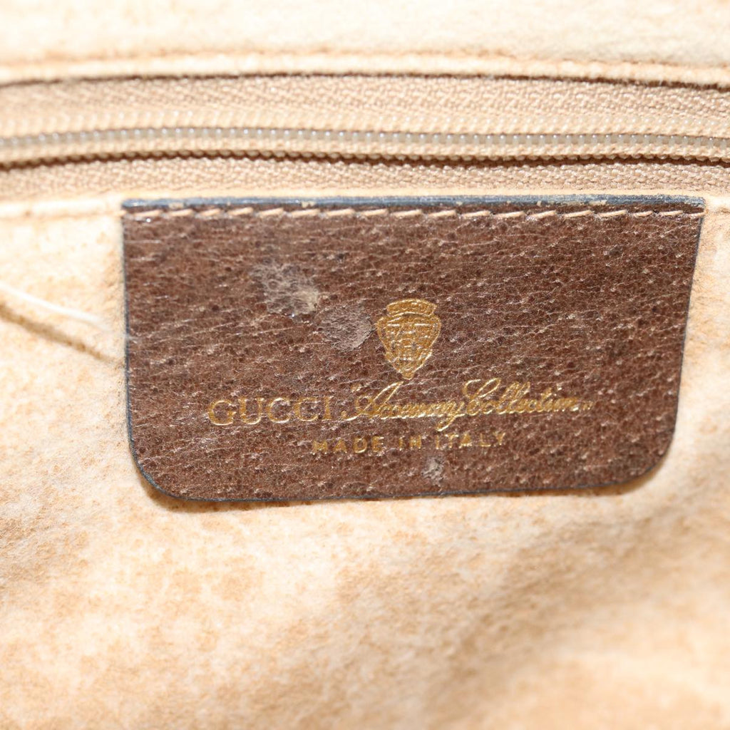 GUCCI GG Canvas Web Sherry Line Shoulder Bag PVC Beige Green Red 72787