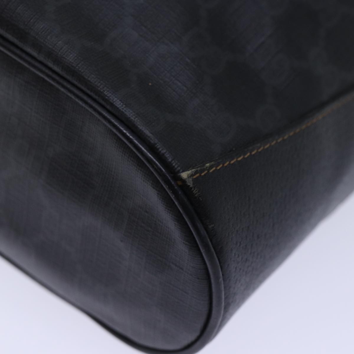 GUCCI GG Canvas Web Sherry Line Shoulder Bag PVC Black Green Red 72789