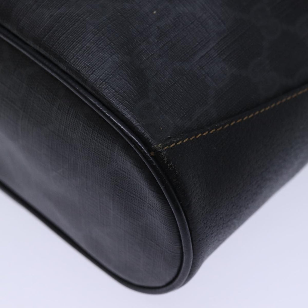 GUCCI GG Canvas Web Sherry Line Shoulder Bag PVC Black Green Red 72789