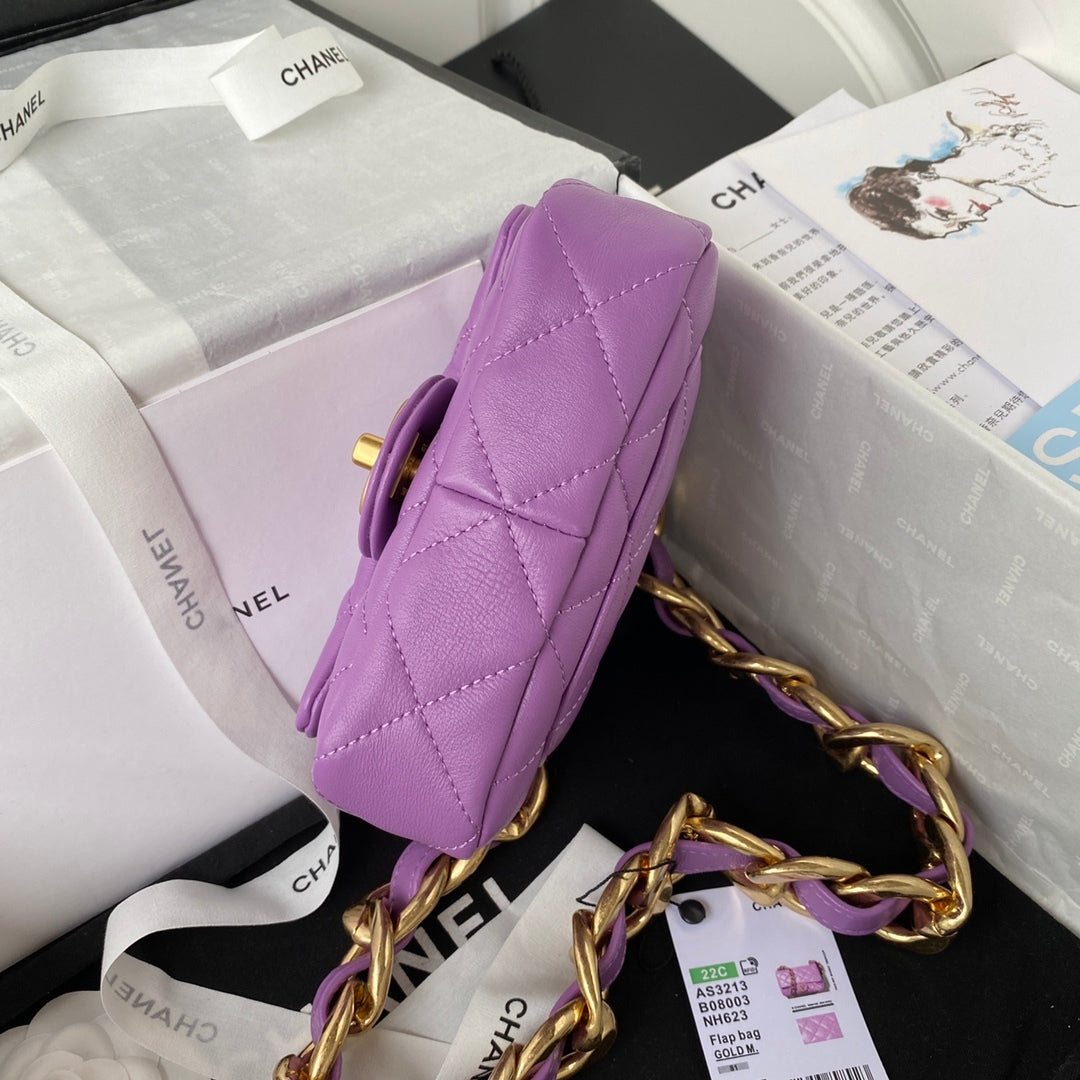 CHLMini GlamIap Bag Purple For Women Bags Shoulder And Crossbody Bags 6.6in/17cm AS3213