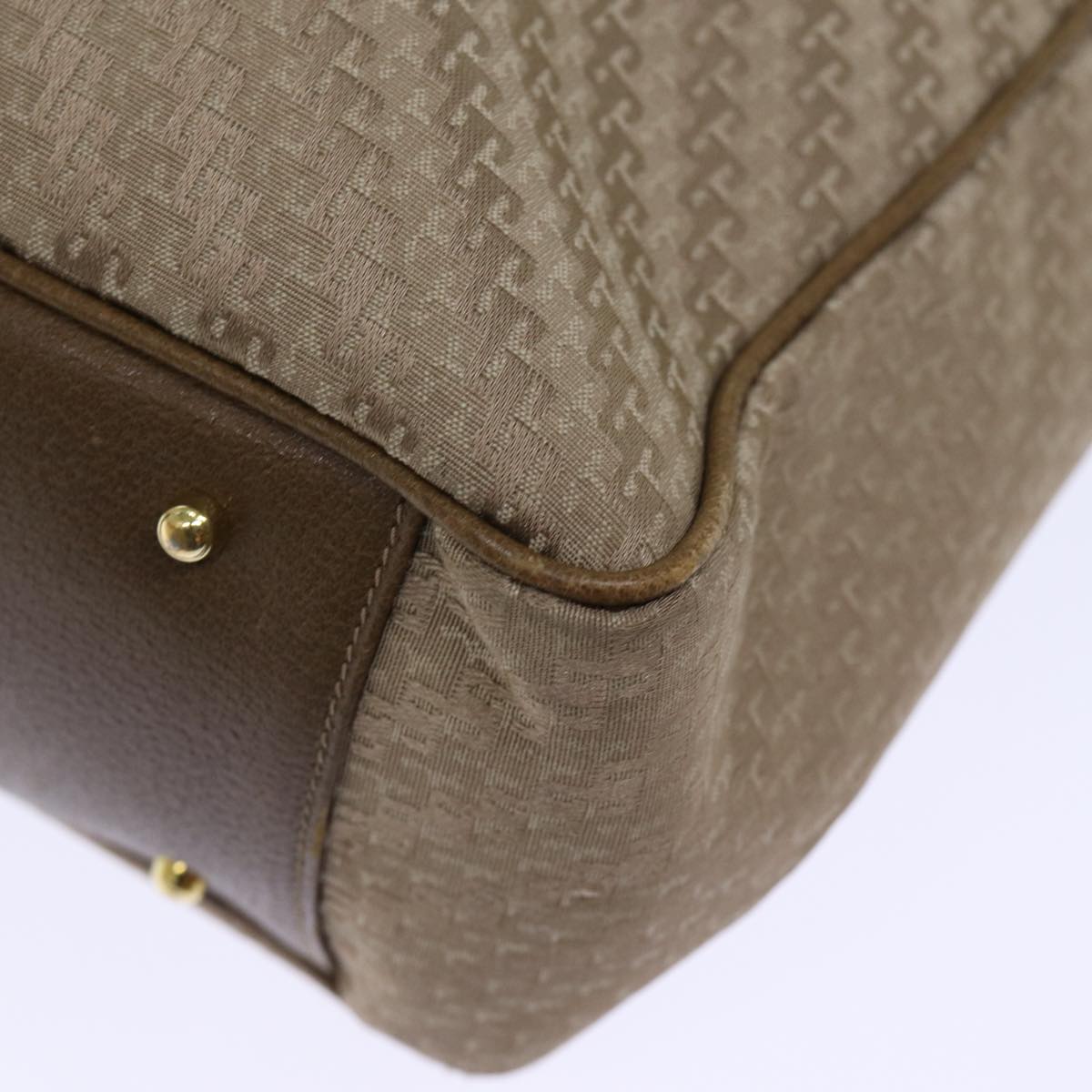 GUCCI Tote Bag Canvas Beige Brown 72800