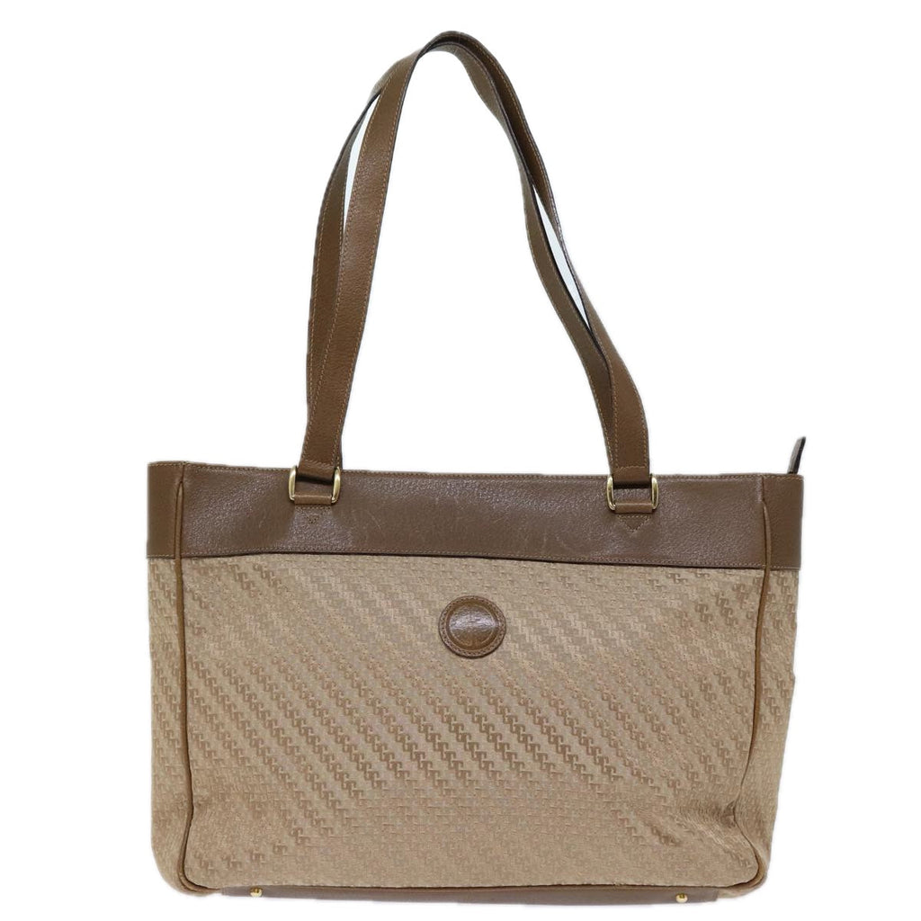 GUCCI Tote Bag Canvas Beige Brown 72800
