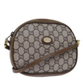 GUCCI GG PLUS Canvas Shoulder Bag PVC Beige 72812