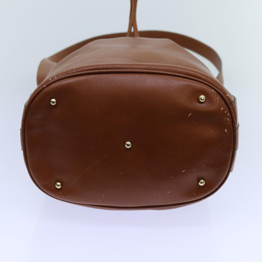 GUCCI Bamboo Hand Bag Leather 2way Brown 001 2865 1657 72828