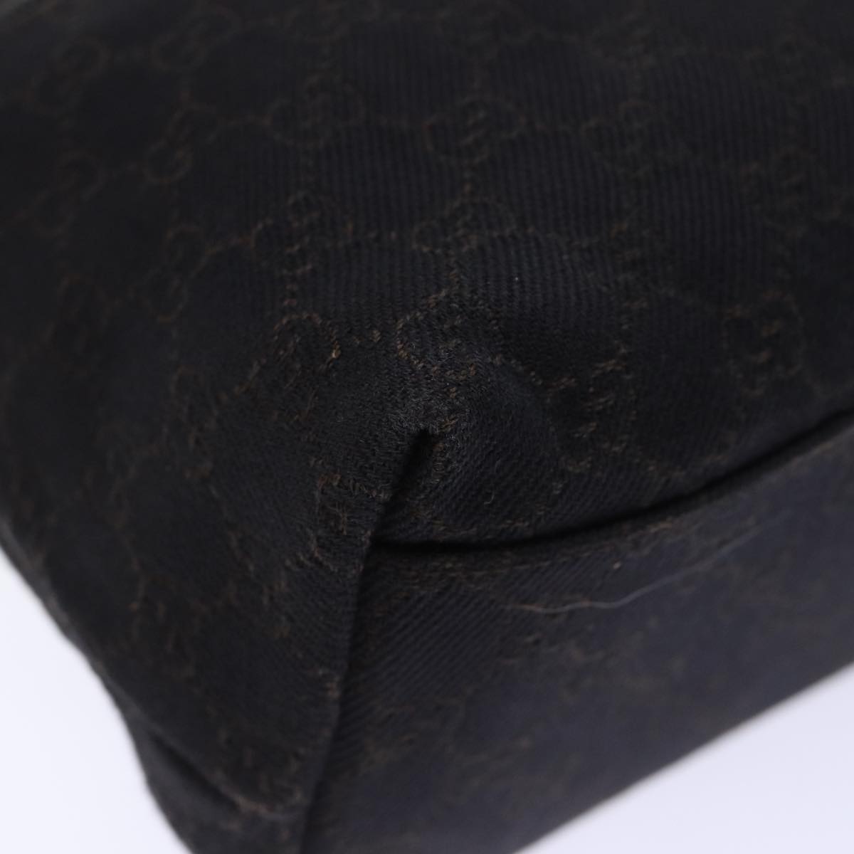GUCCI GG Canvas Shoulder Bag Outlet Black 105649 72837