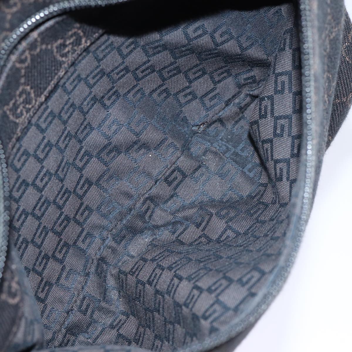 GUCCI GG Canvas Shoulder Bag Outlet Black 105649 72837