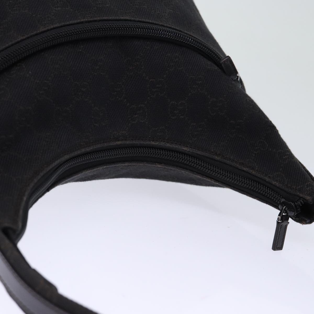 GUCCI GG Canvas Shoulder Bag Outlet Black 105649 72837