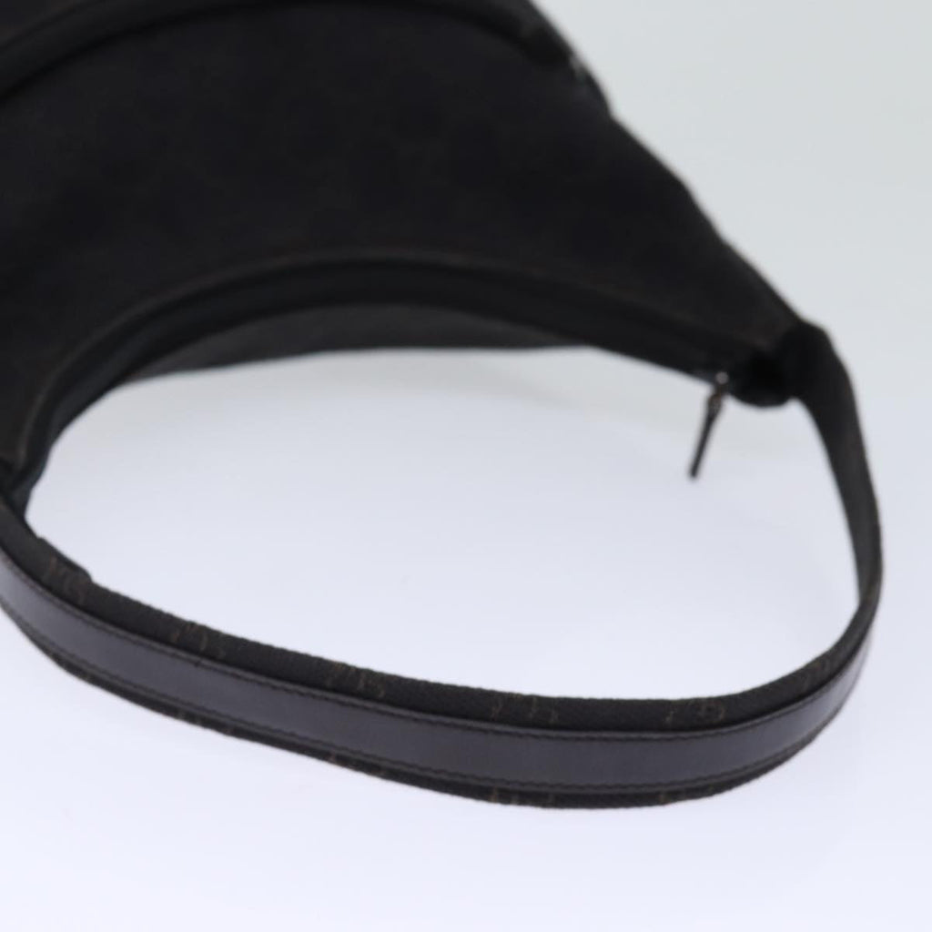 GUCCI GG Canvas Shoulder Bag Outlet Black 105649 72837