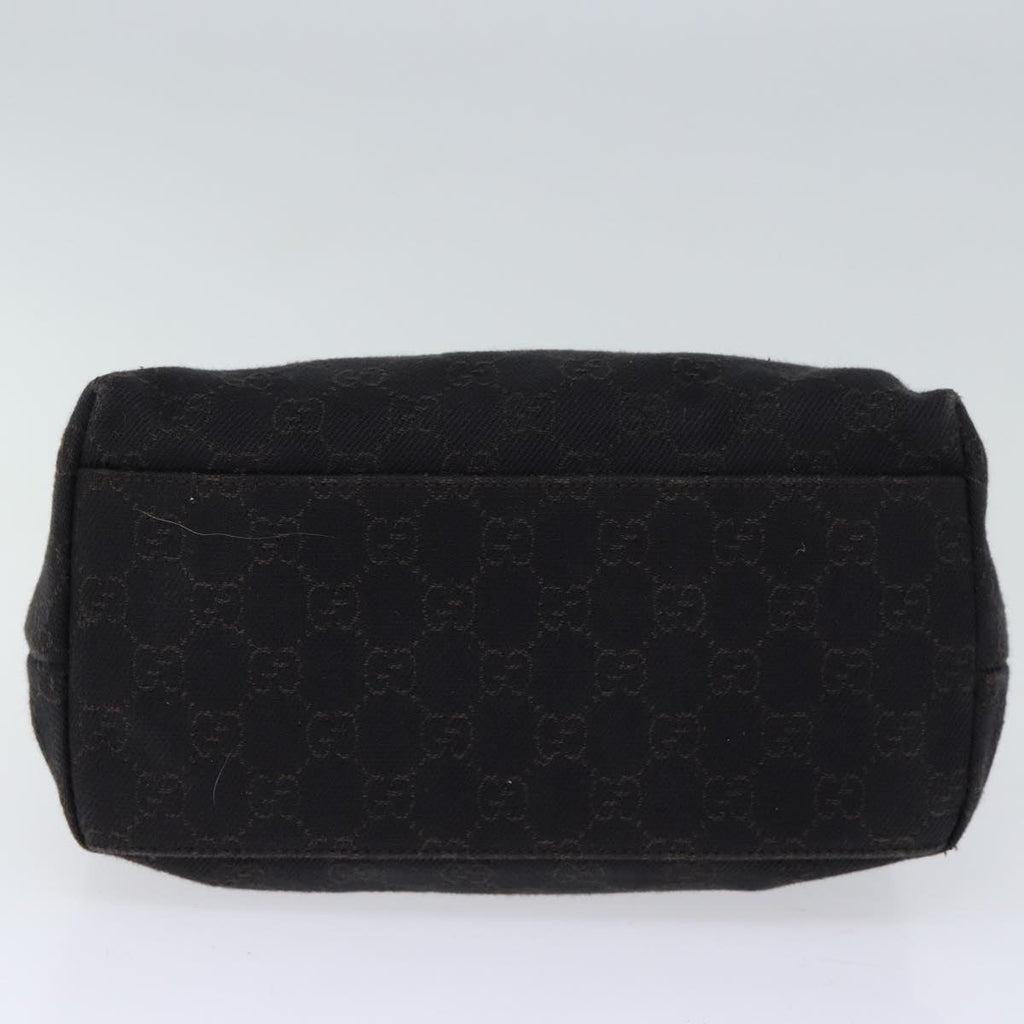 GUCCI GG Canvas Shoulder Bag Outlet Black 105649 72837