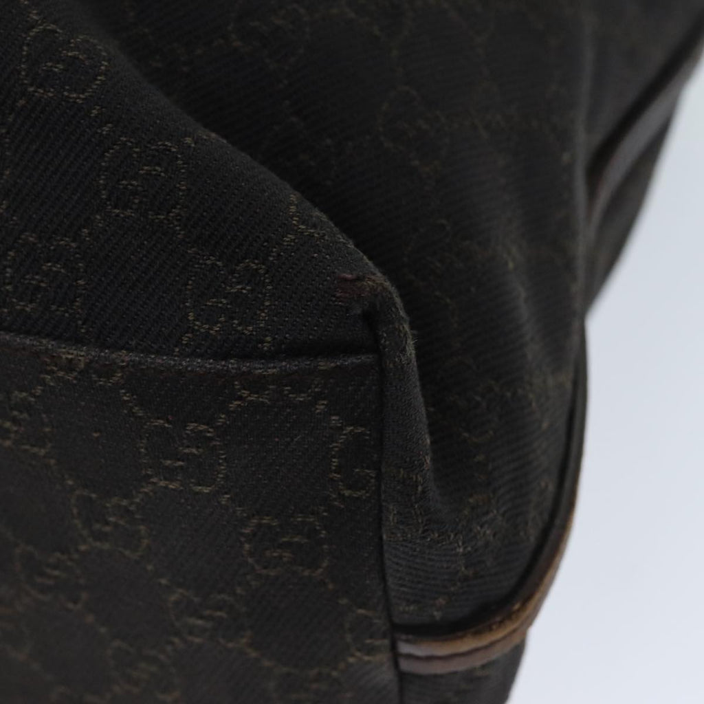 GUCCI GG Canvas Shoulder Bag Brown 101340 72839