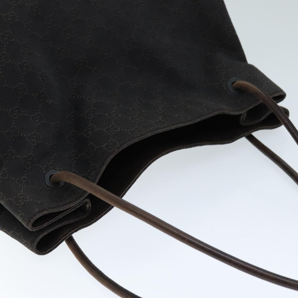 GUCCI GG Canvas Shoulder Bag Brown 101340 72839