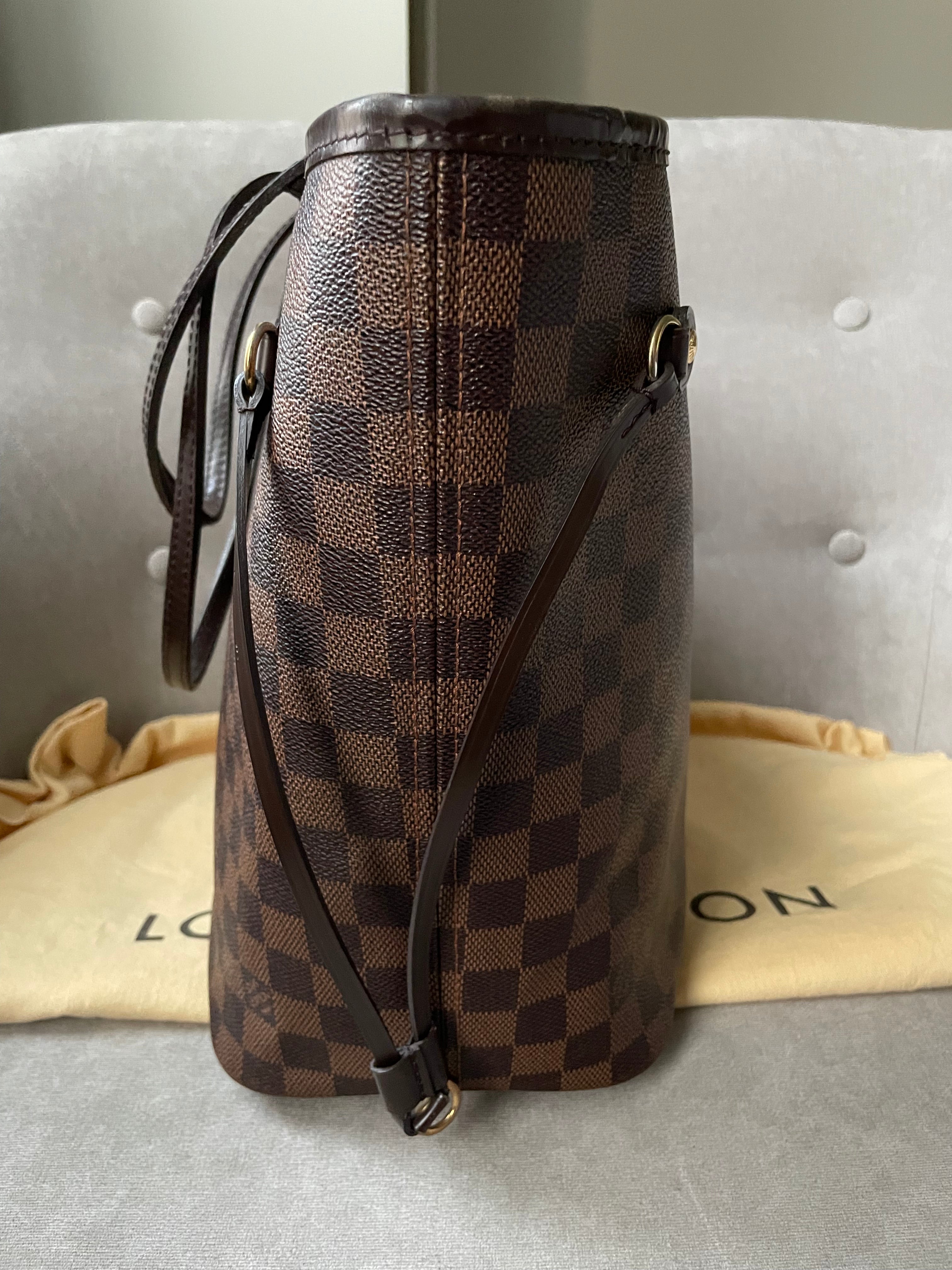 Louis Vuitton Neverfull MM Damier Ebene Cherry Interior (RRP £1,410)