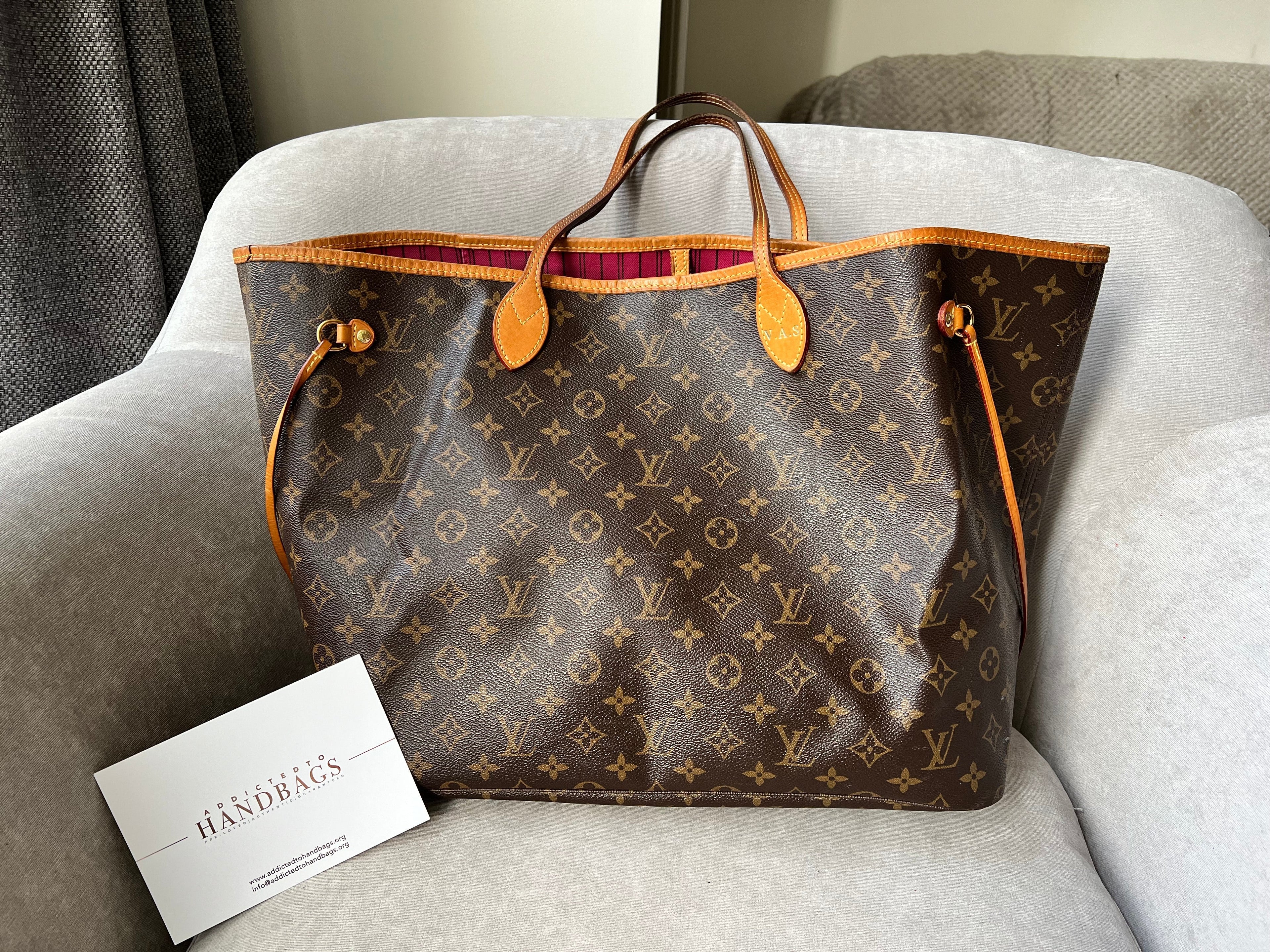 Louis Vuitton Neverfull GM Monogram Pivoine Interior (RRP £1,460)