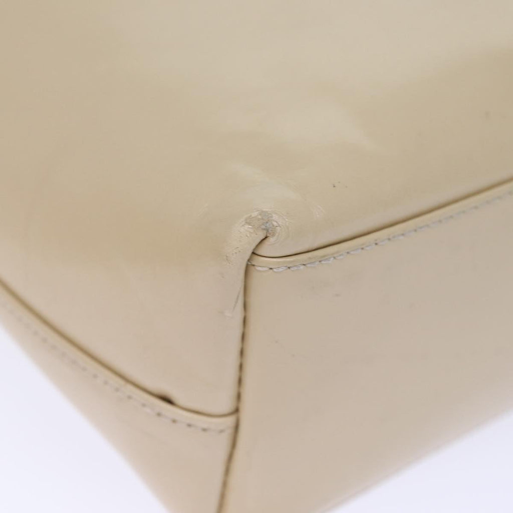 GUCCI Hand Bag Patent leather Beige 72962