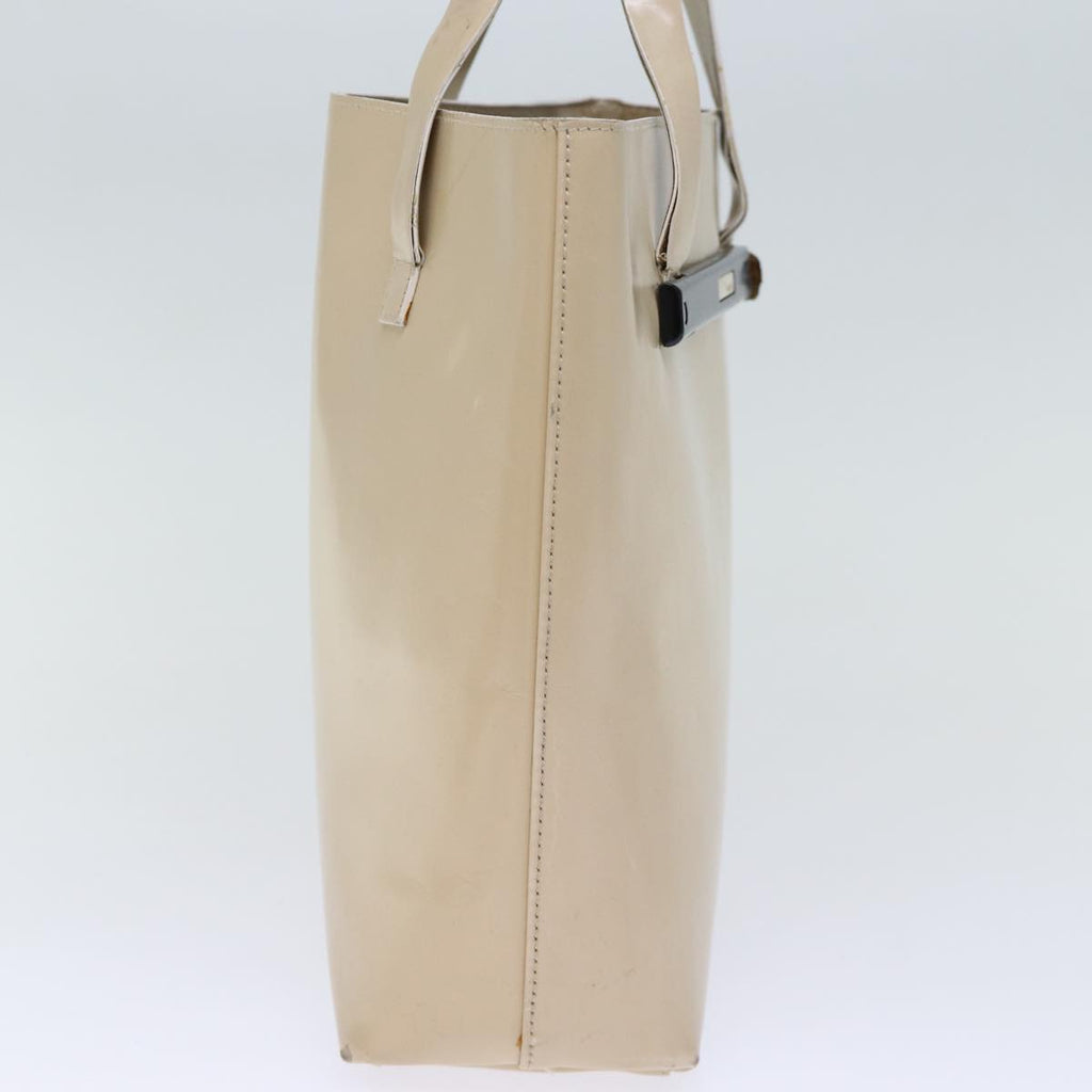 GUCCI Hand Bag Patent leather Beige 72962