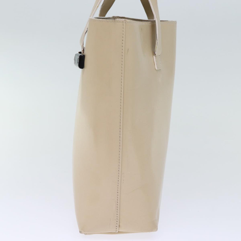 GUCCI Hand Bag Patent leather Beige 72962