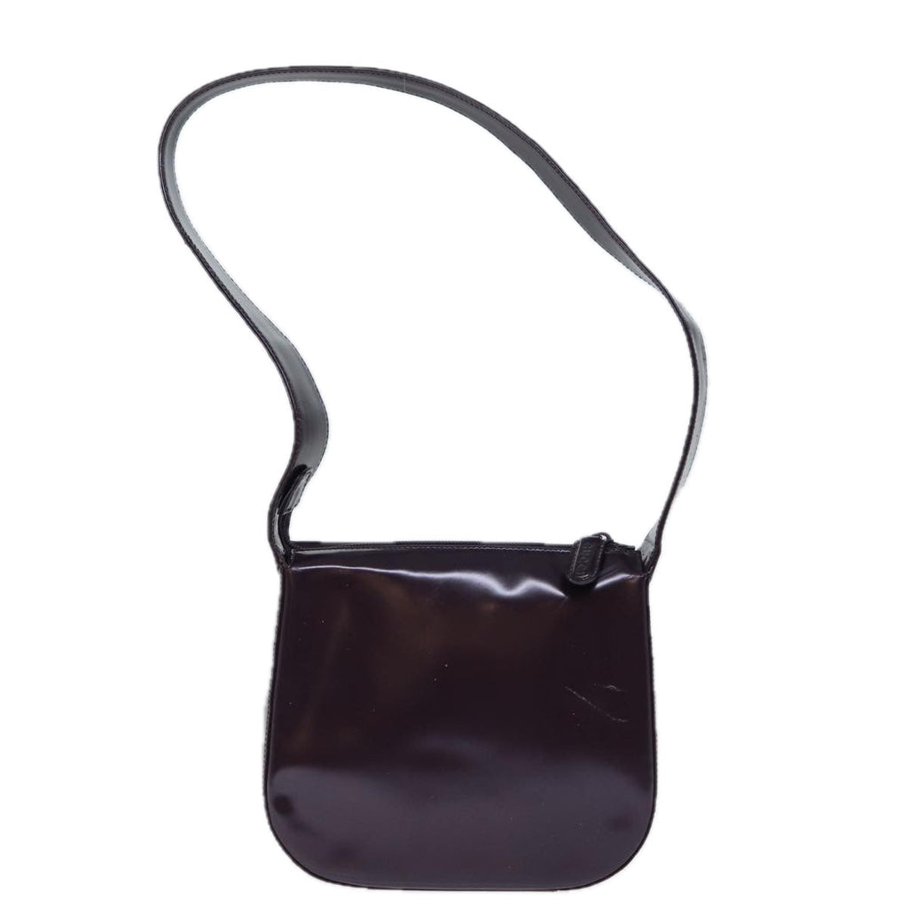 GUCCI Shoulder Bag Patent leather Purple 007 2046 0250 72963