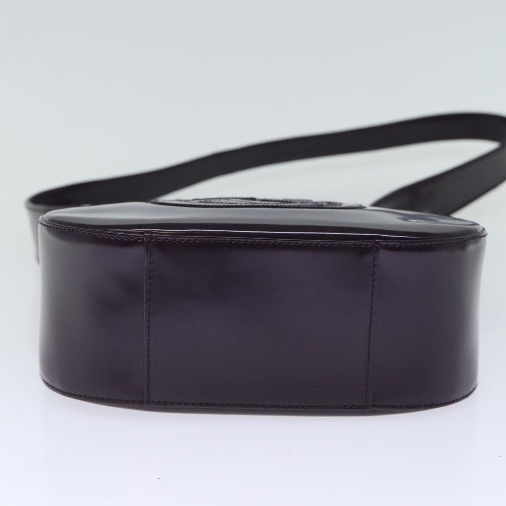 GUCCI Shoulder Bag Patent leather Purple 007 2046 0250 72963
