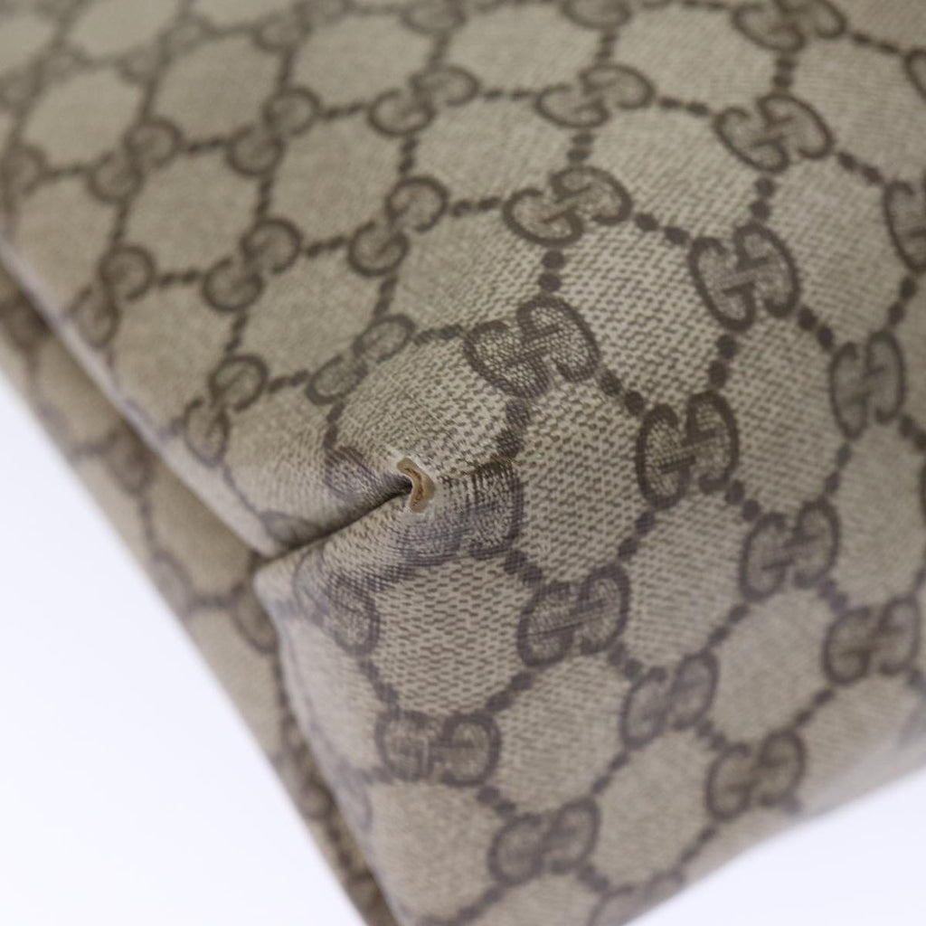 GUCCI GG Canvas Tote Bag PVC Beige 72966