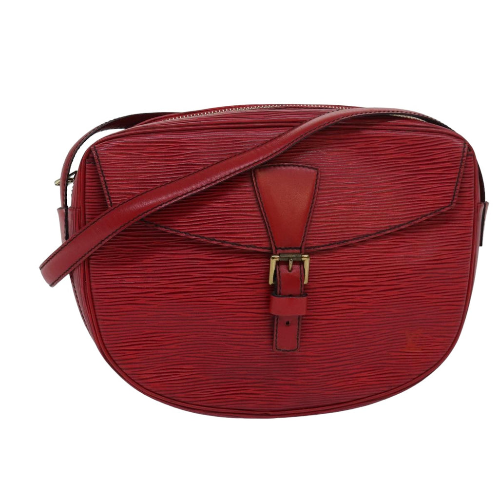 Louis Vuitton Epi Jeune Fille Mm Shoulder Bag Red