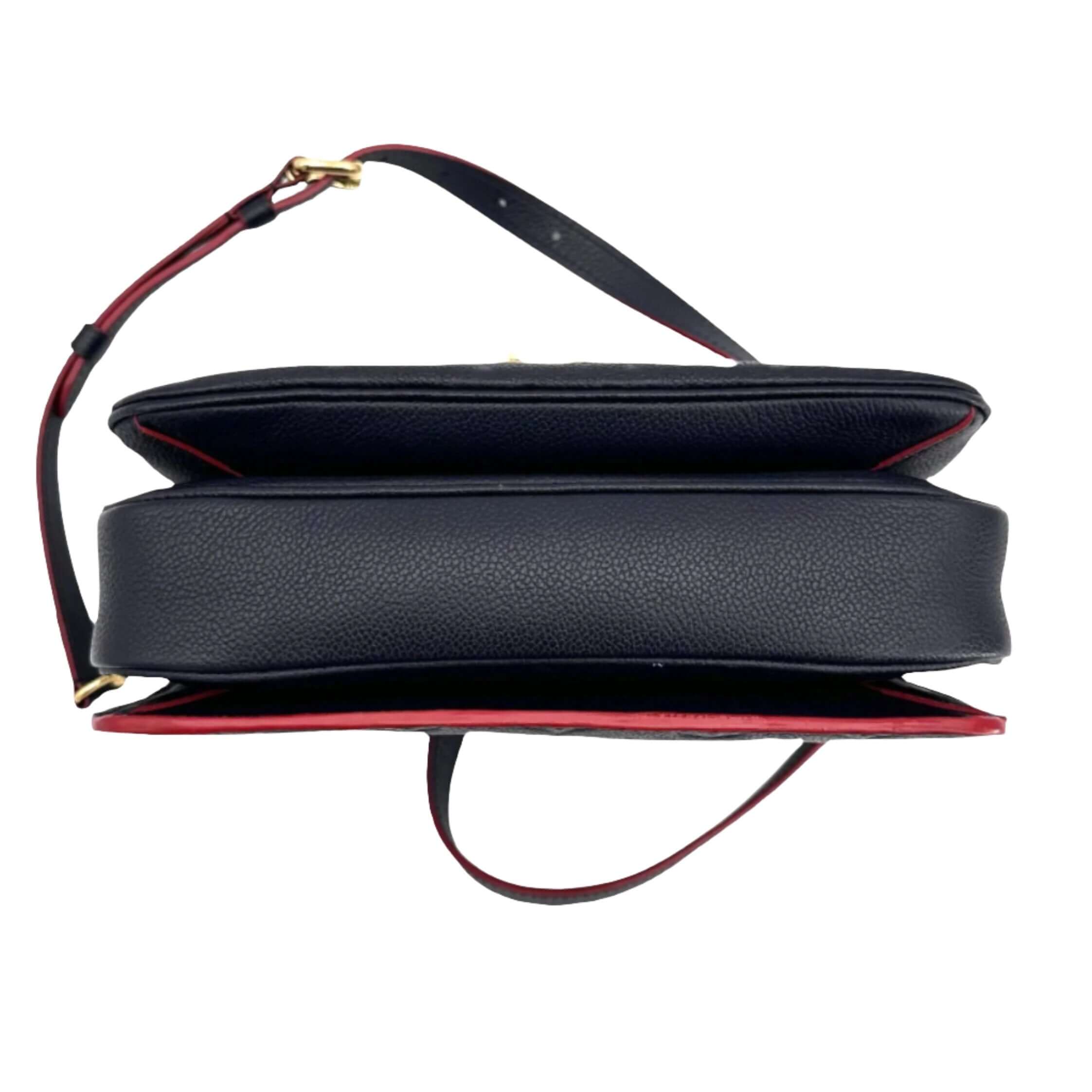 Louis Vuitton Empreinte Pochette MÃƒÆ’Ã‚Â©tis Marine Rouge