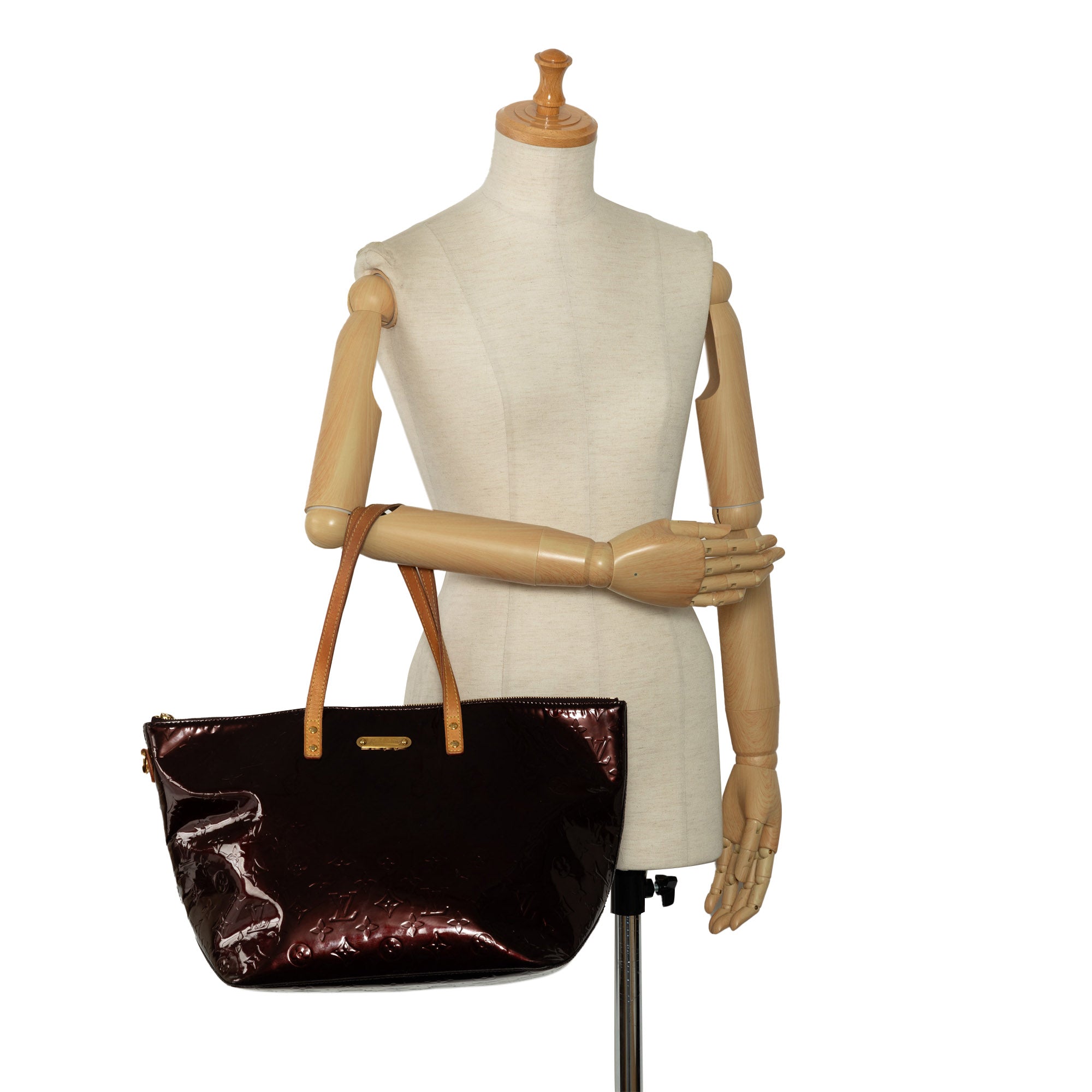Purple Louis Vuitton Monogram Vernis Bellevue GM Tote Bag