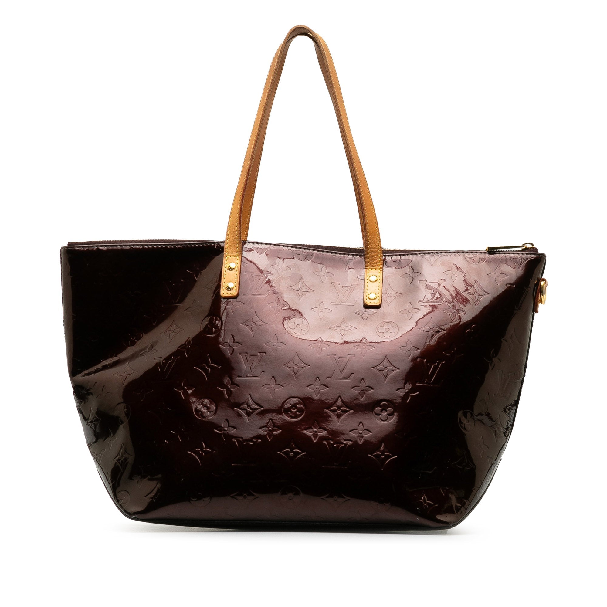 Purple Louis Vuitton Monogram Vernis Bellevue GM Tote Bag