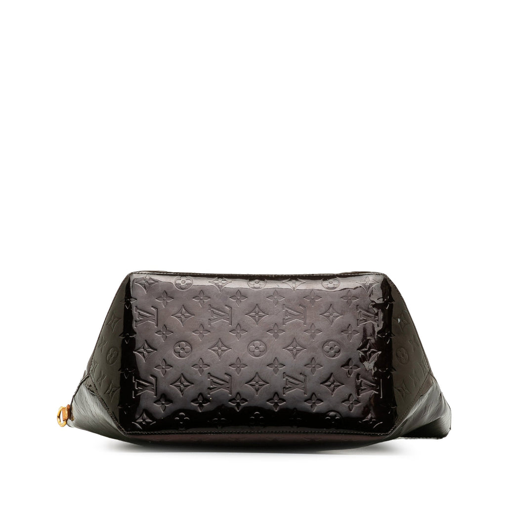 Purple Louis Vuitton Monogram Vernis Bellevue GM Tote Bag