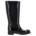 Louis Vuitton Monogram Splash Rain Boots in Black Rubber