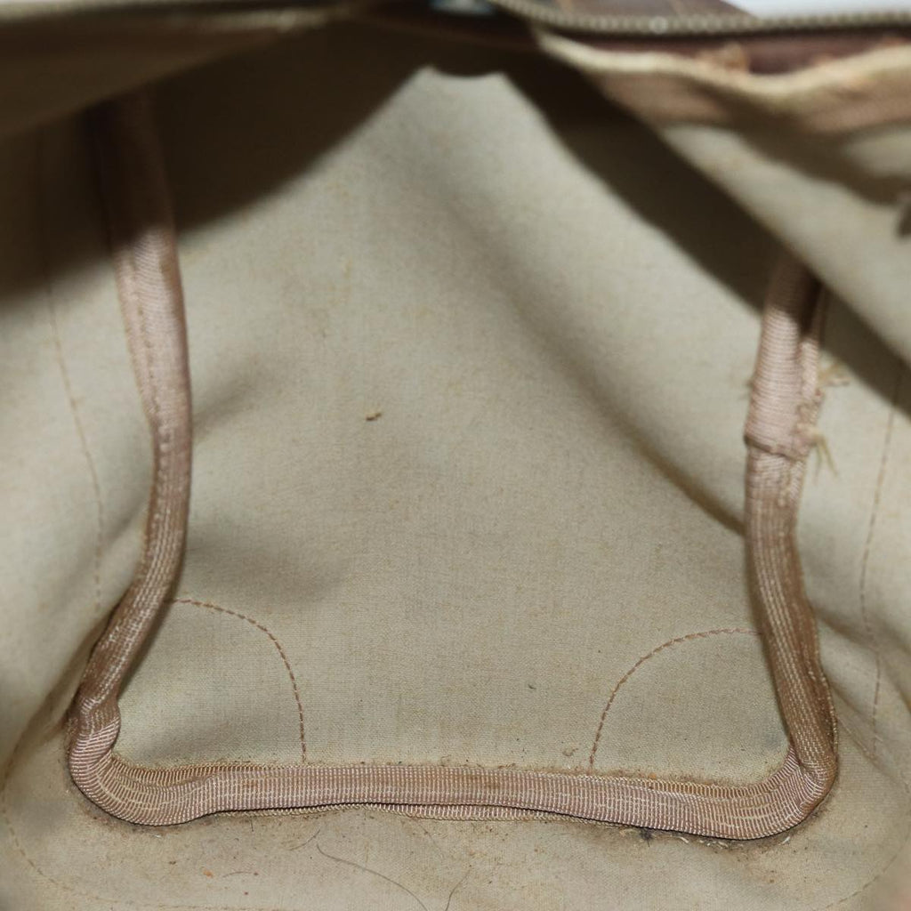 GUCCI GG Canvas Web Sherry Line Hand Bag PVC Beige Green Red 73093
