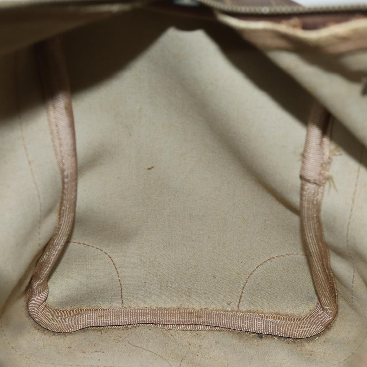 GUCCI GG Canvas Web Sherry Line Hand Bag PVC Beige Green Red 73093
