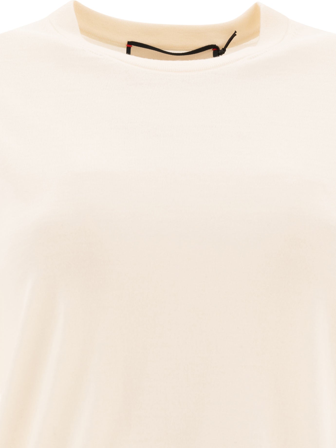 GUCCI Wool T-Shirt with Horsebit Inlay for Women - FW24