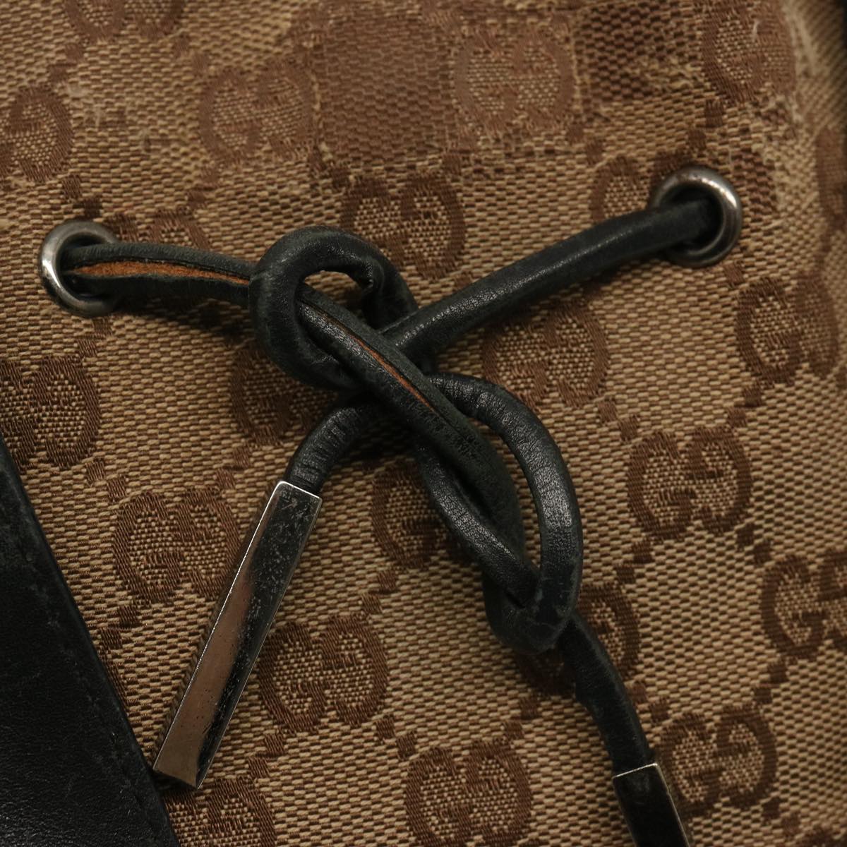 GUCCI GG Canvas Hand Bag Beige 002 1053 3754 73114