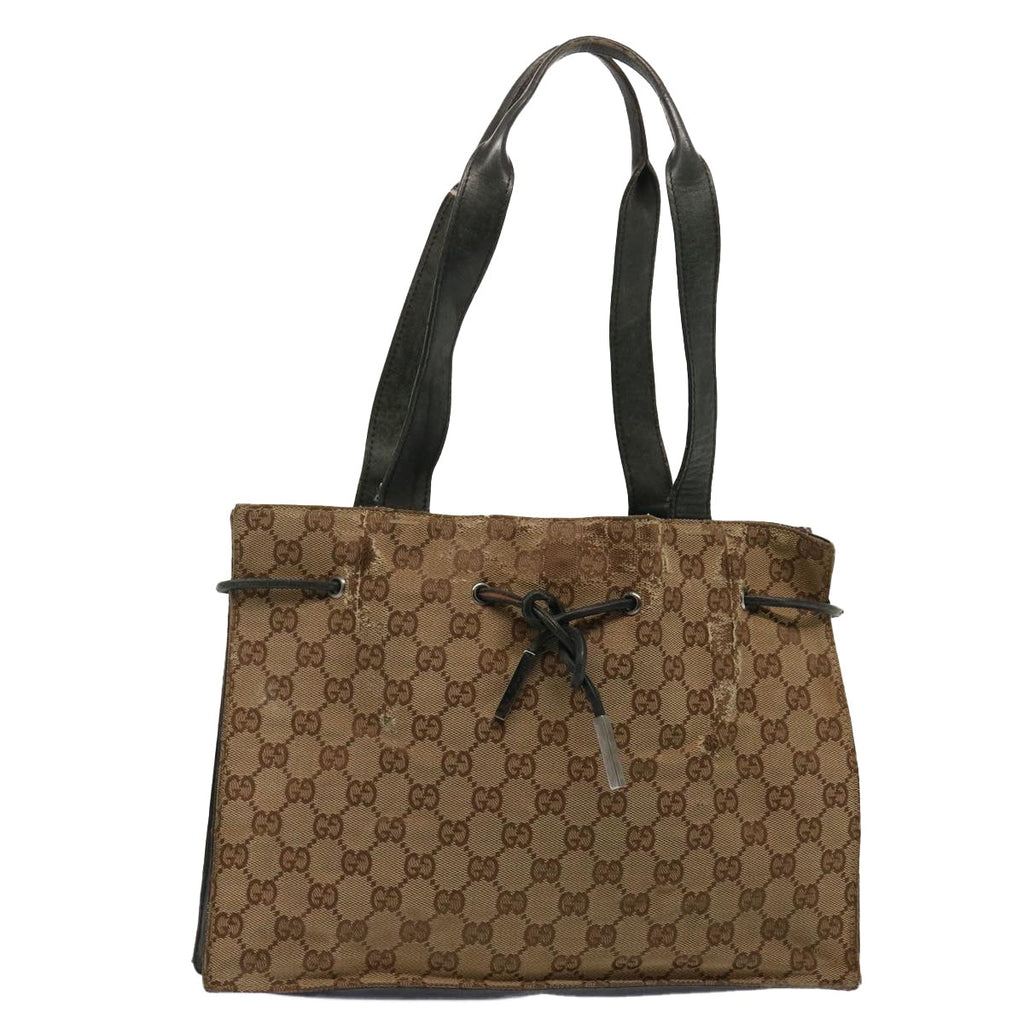GUCCI GG Canvas Hand Bag Beige 002 1053 3754 73114