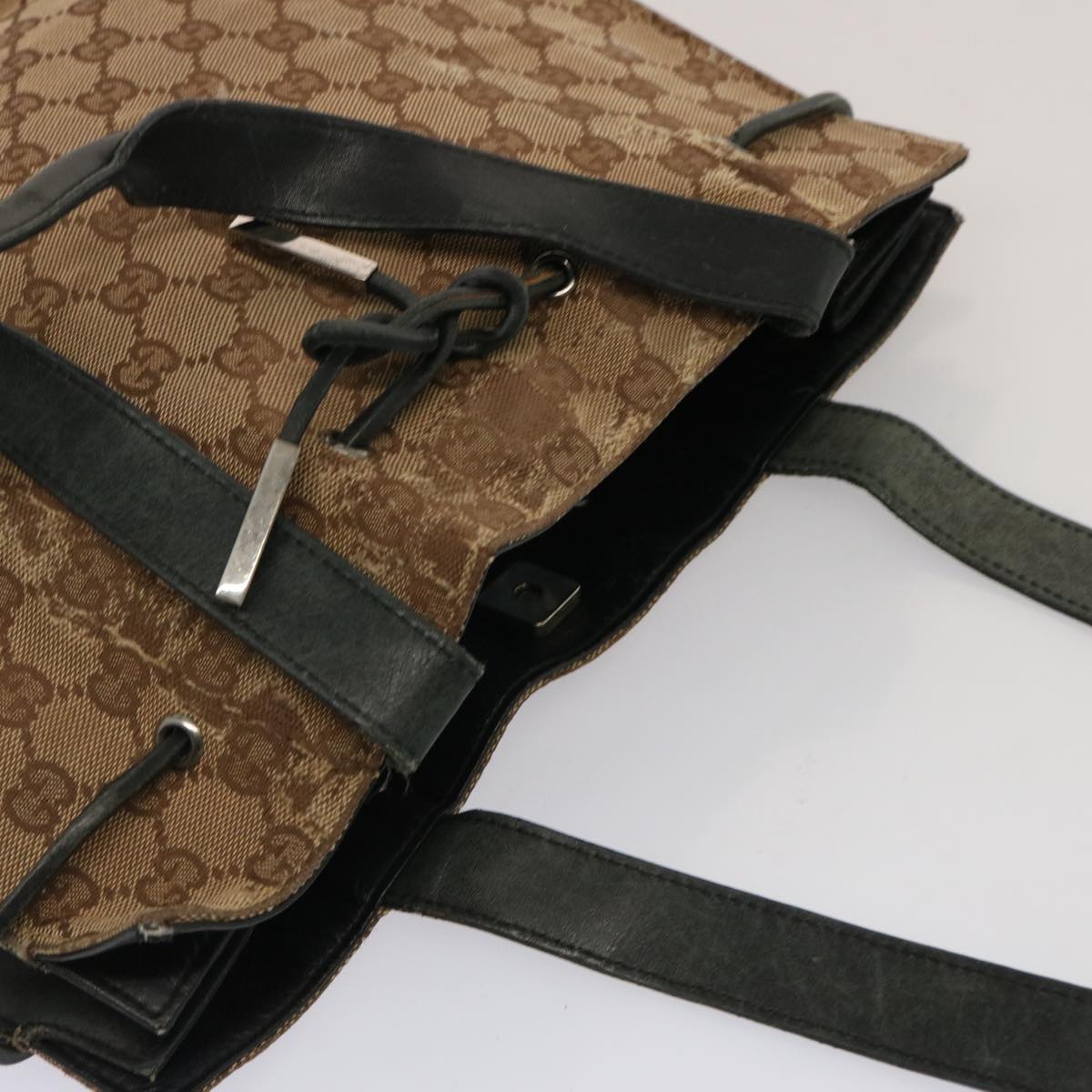 GUCCI GG Canvas Hand Bag Beige 002 1053 3754 73114