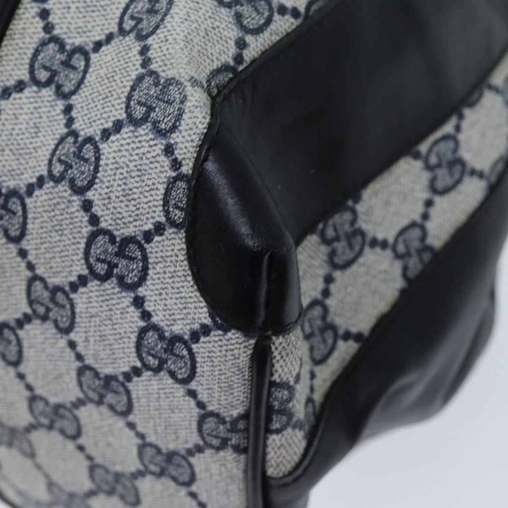 GUCCI GG Supreme Hand Bag PVC Navy 73123