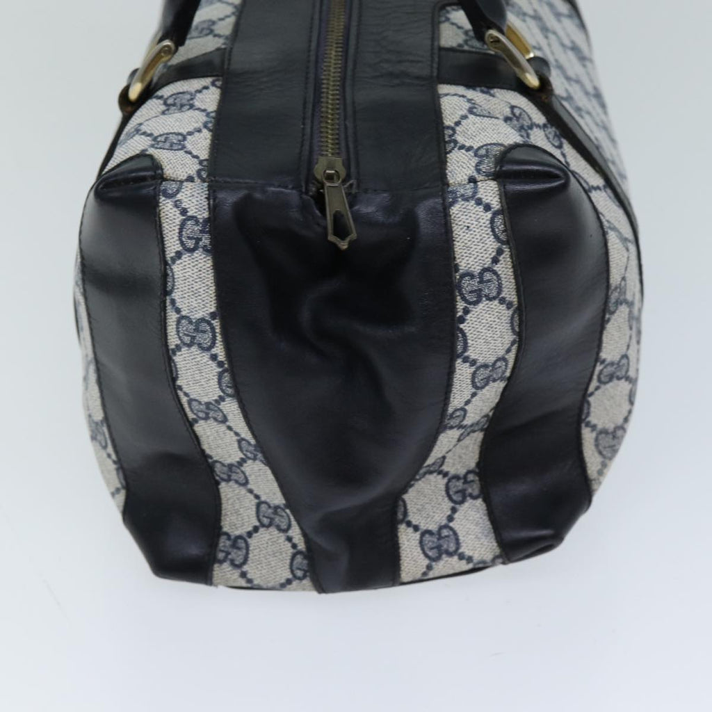 GUCCI GG Supreme Hand Bag PVC Navy 73123
