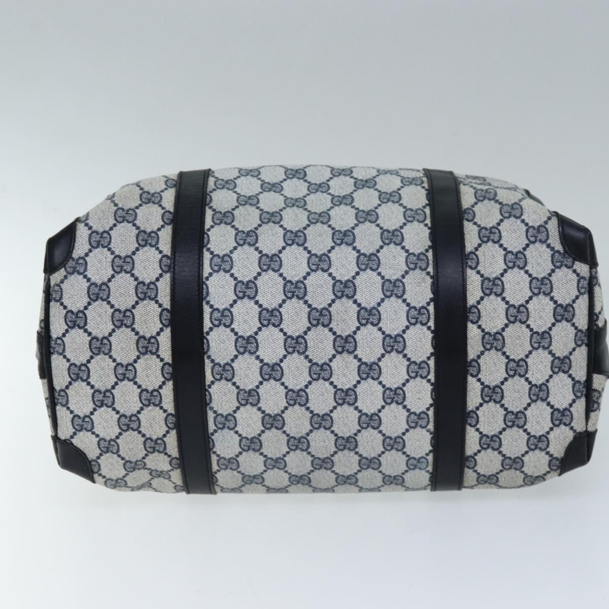 GUCCI GG Supreme Hand Bag PVC Navy 73123