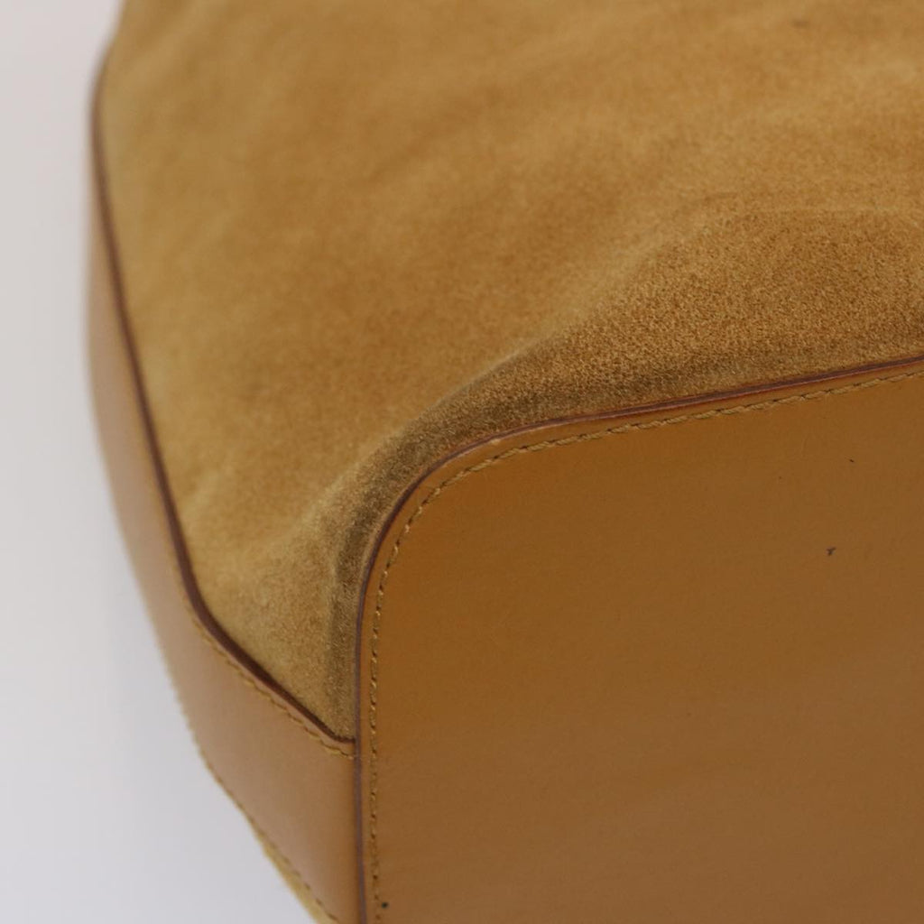 GUCCI Shoulder Bag Suede Brown 001 3814 73124