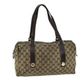 GUCCI GG Canvas Hand Bag Beige 154180 73126