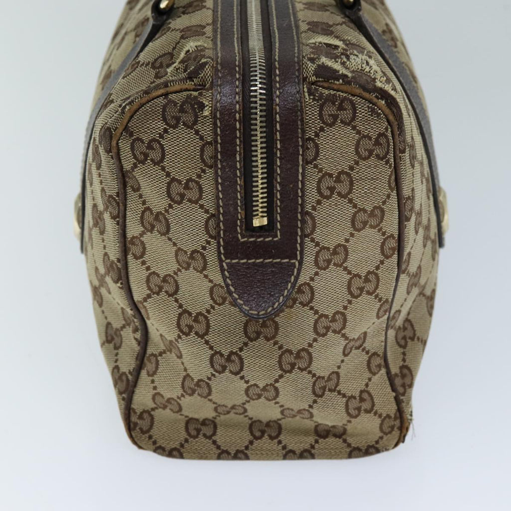 GUCCI GG Canvas Hand Bag Beige 154180 73126