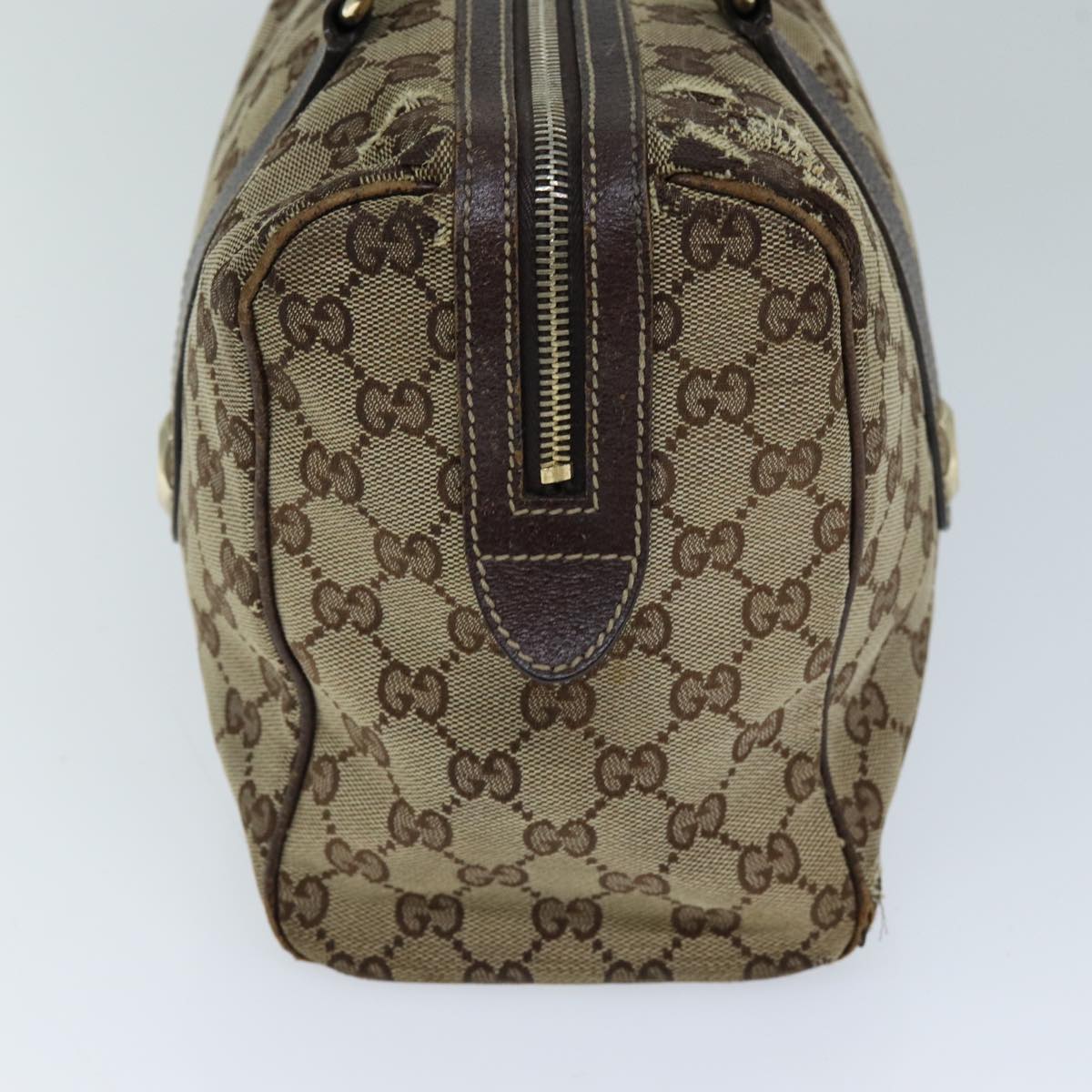 GUCCI GG Canvas Hand Bag Beige 154180 73126