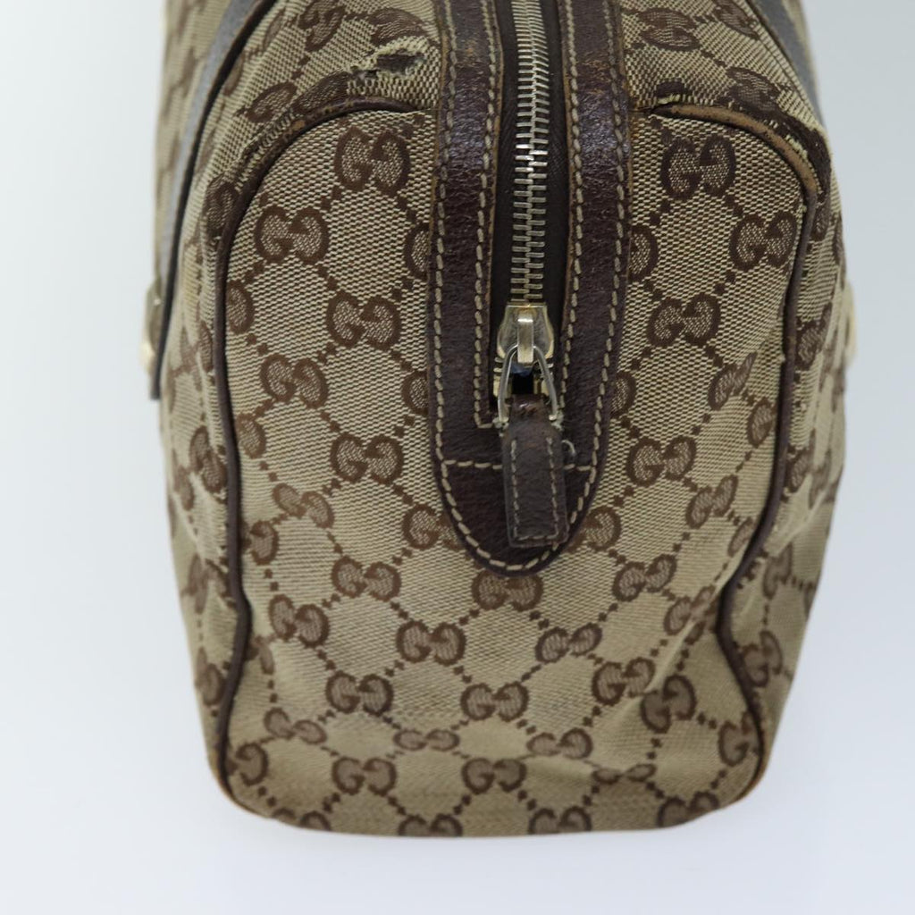 GUCCI GG Canvas Hand Bag Beige 154180 73126