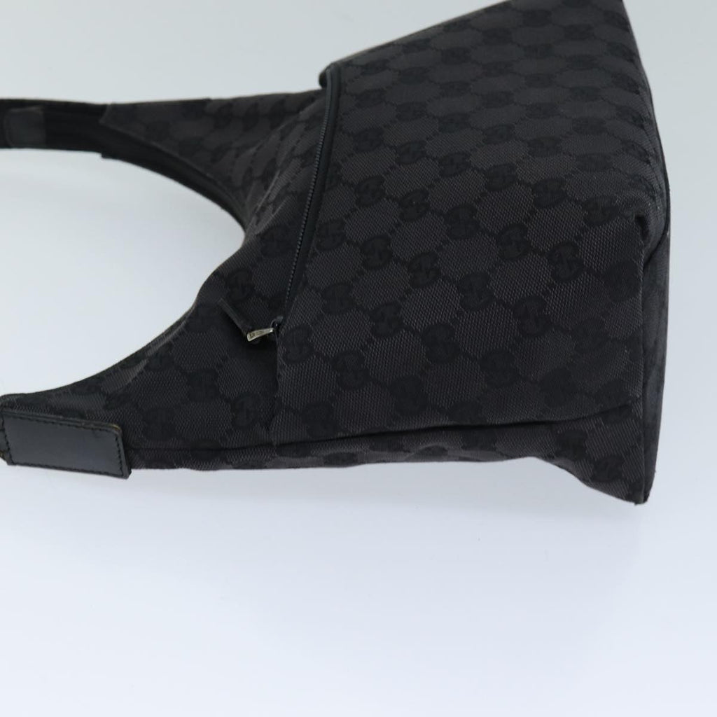GUCCI GG Canvas Shoulder Bag Black 001 3386 1705 73127