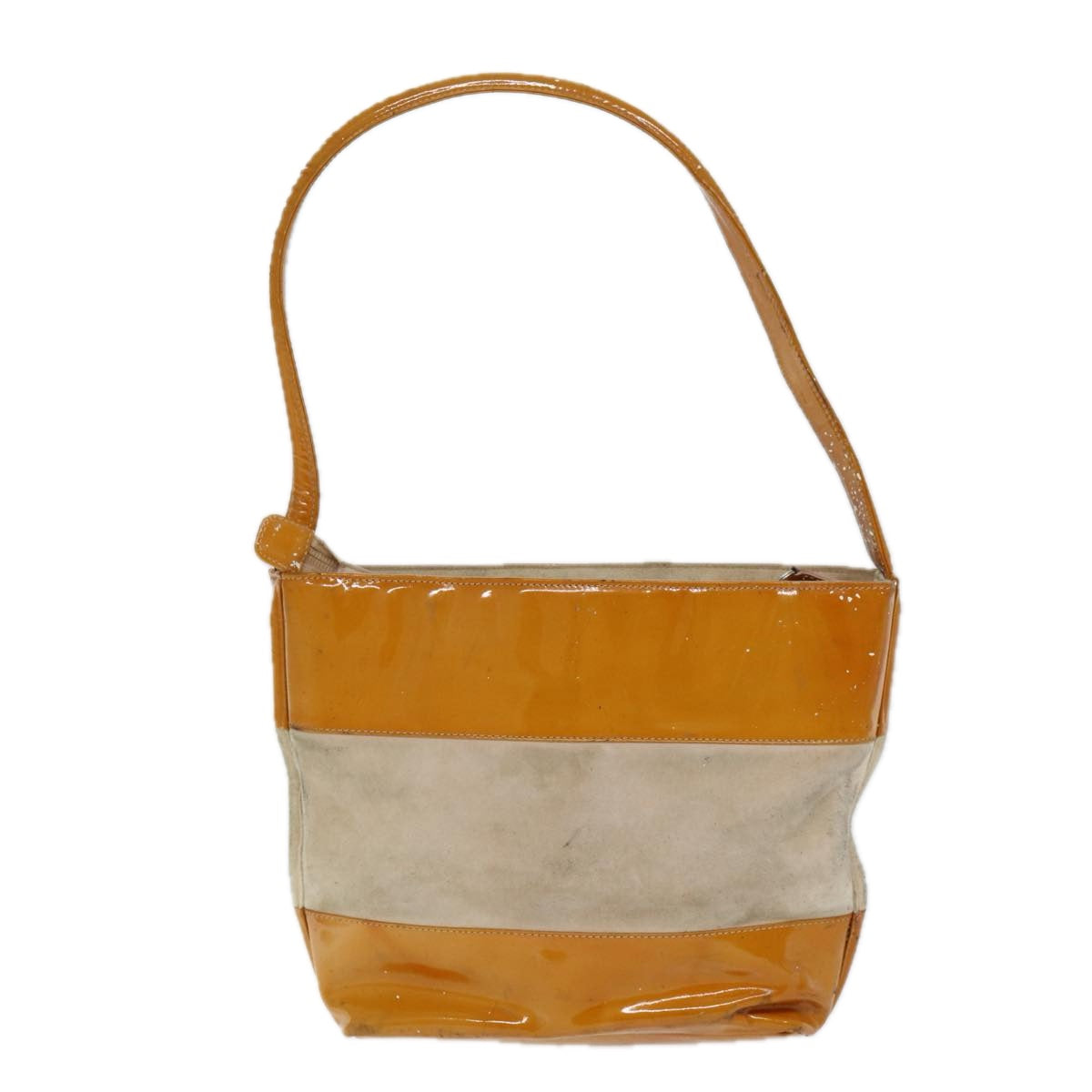 GUCCI Shoulder Bag Patent leather Orange 73145