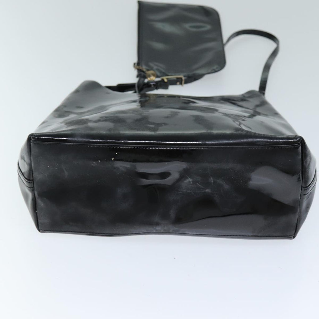 GUCCI Shoulder Bag Patent leather Black 73146