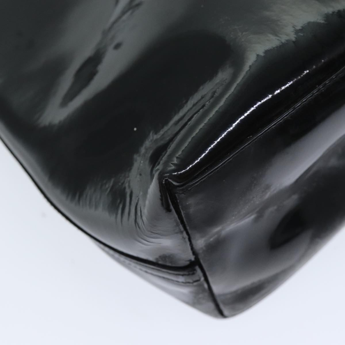 GUCCI Shoulder Bag Patent leather Black 73146