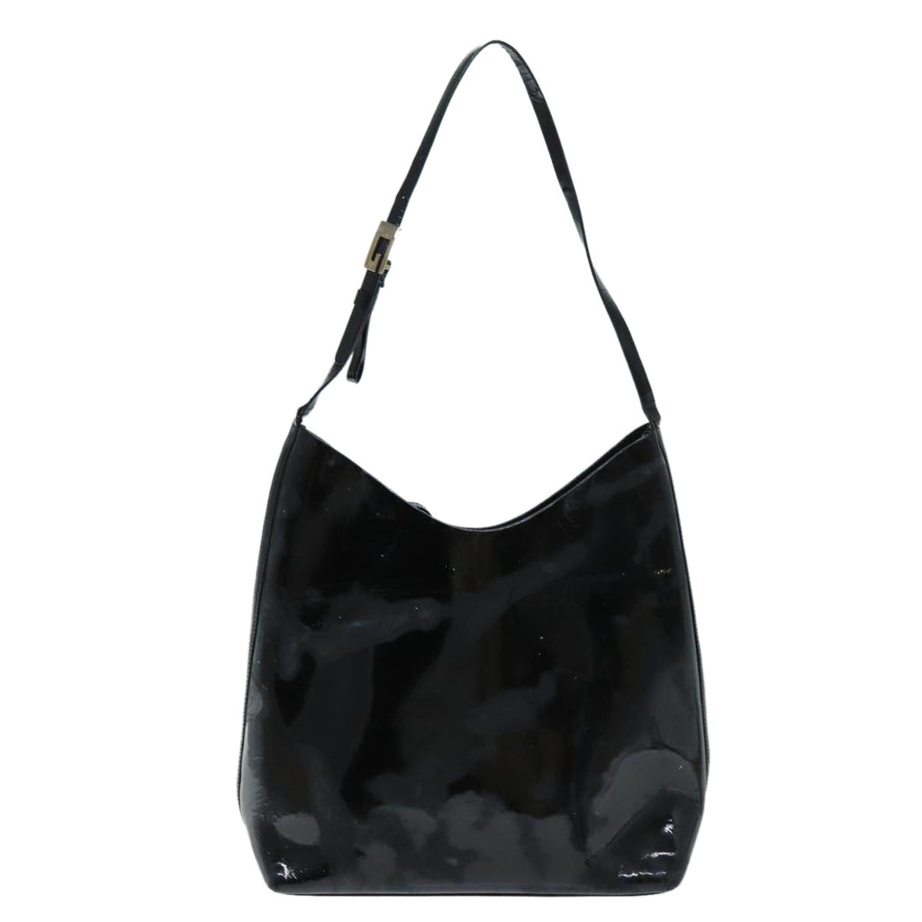 GUCCI Shoulder Bag Patent leather Black 73146