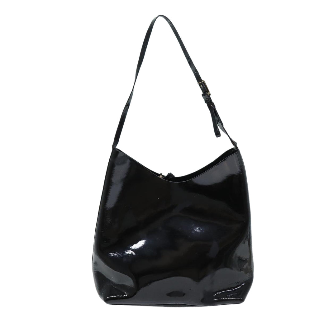 GUCCI Shoulder Bag Patent leather Black 73146